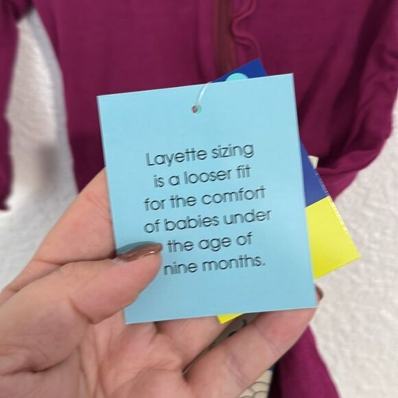 NWT- Kickee Pants- bamboo muffin ruffle coveralls- orchid pink- size newborn - Picture 3 of 7